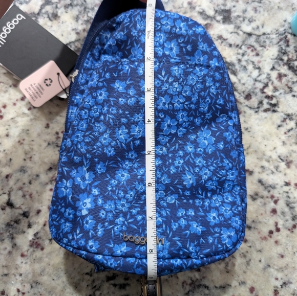BaggalliniFloral Backpack in Blue